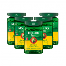 Mollers omega-3 160 capsules - 5 pcs.